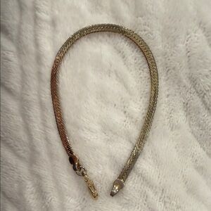 Source Unknown Gold and Silver Women's Belt